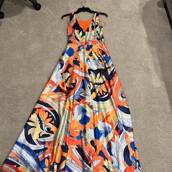 Nicole Miller maxi dress size 2 - Picture 3 of 8